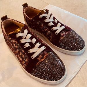 Fabulous Louboutin Strass Sneakers 37.5